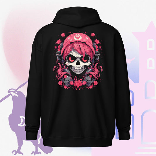 Goth Girl Unisex heavy blend zip hoodie