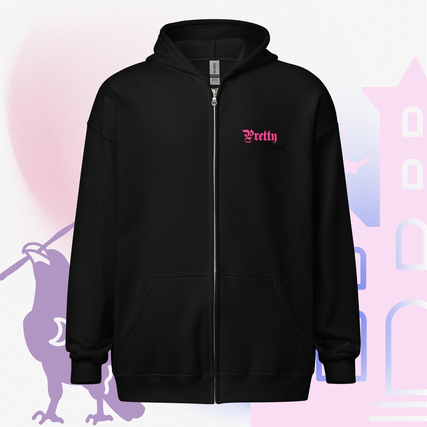 Goth Girl Unisex heavy blend zip hoodie