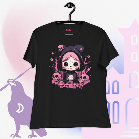 Undead Child Women's Relaxed T-Shirt,  Graphic T-Shirt, Premium Graphic Tees, Cool Design T Shirts,  Streetwear Casual Summer Tops T-Shirt Unisex