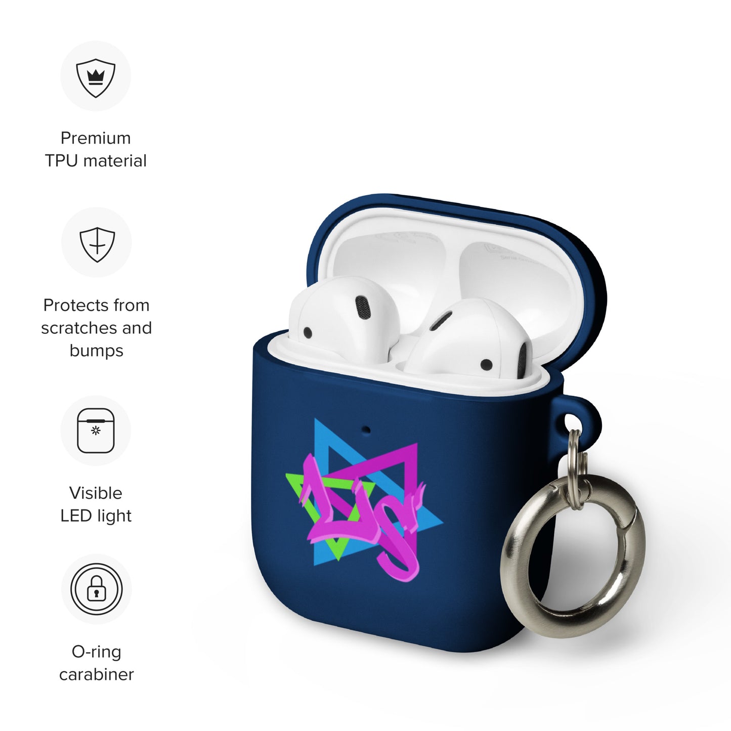 Last Sonatta Logo Airpods Case Cover 1st, 2nd, and 3rd generation AirPods, Protective Case Cover with Keychain Men Women