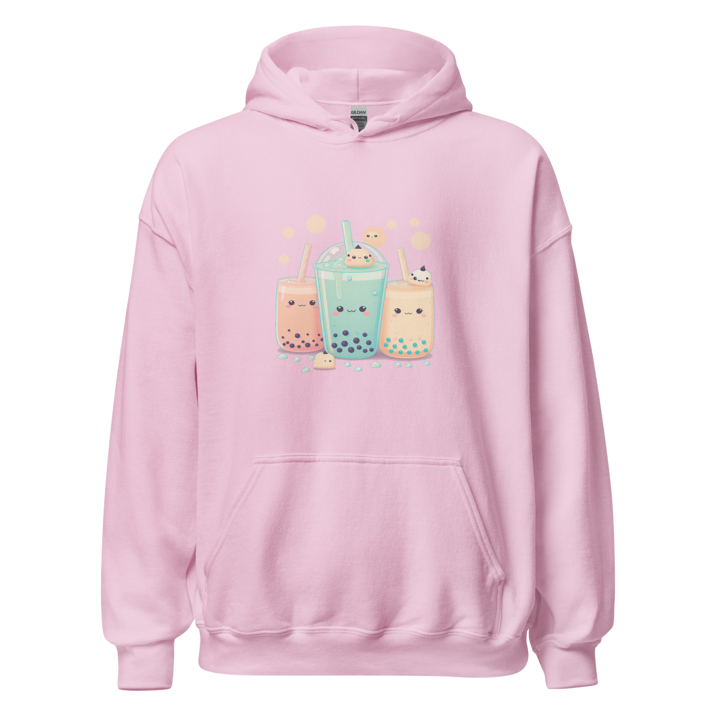 Bubble me tea! Casual Adult Hoodies Sweatshirt for Men Women, Comfortable Fabric, Pullover with Pockets Unisex